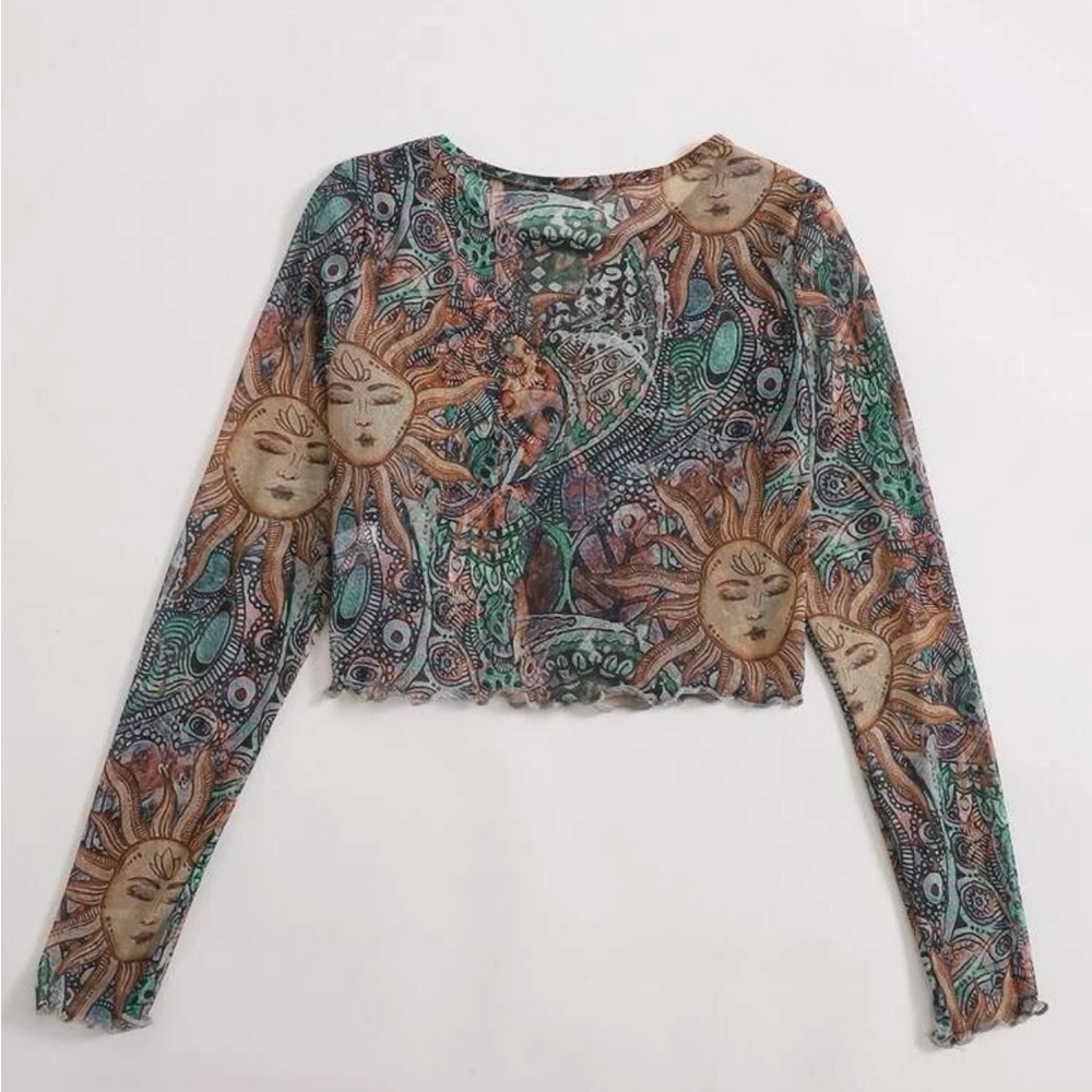 Abstract Matching Set - Skirt and Top